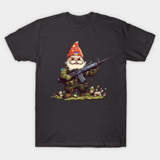 Military Gnome Ukraine T-Shirt